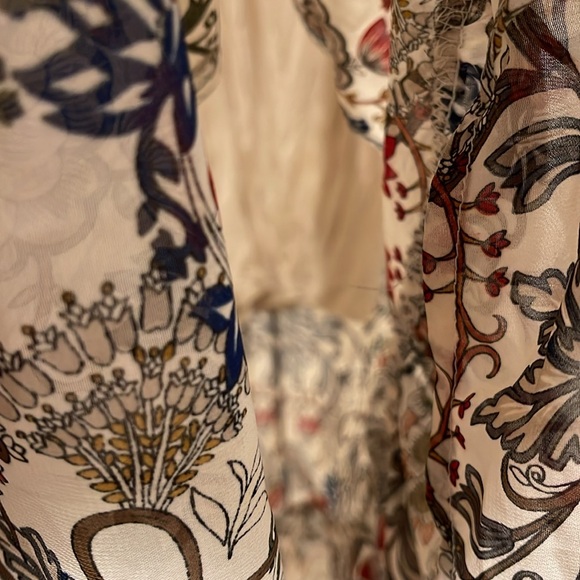 Fraiche by J for Nordstrom Bell Sleeve Floral Dress Small - Picture 7 of 11